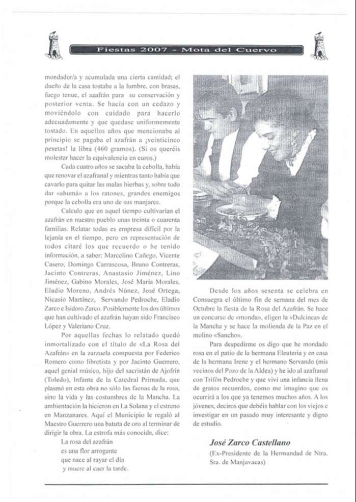 La Rosa del Azafrán