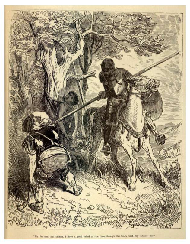 Don Quijote, Juan Haldudo y Andrés