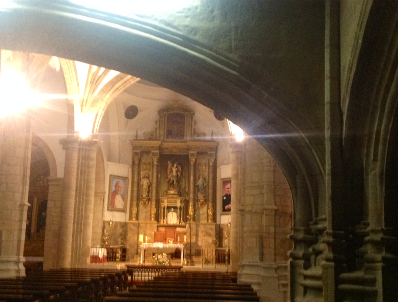 Retablo actual de la Parroquia