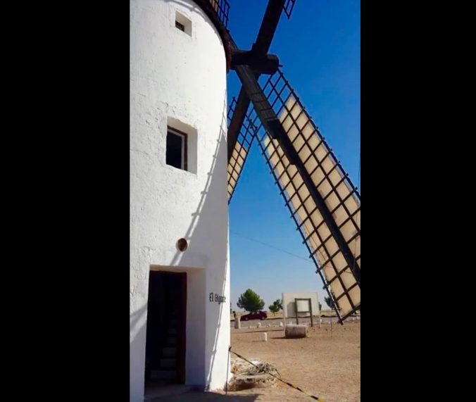 Primer molino de viento de La Mota. Año 1553