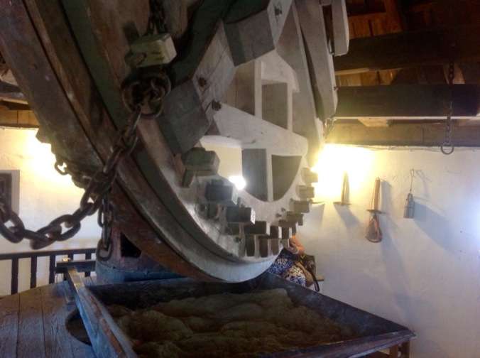 Primer molino de viento de La Mota. Año 1553