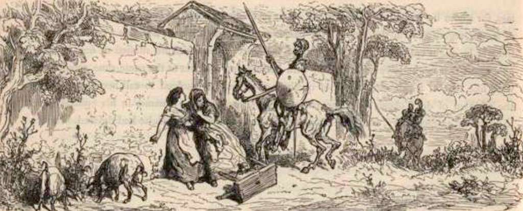 Don Quijote llega a la venta Don Quijote llega a la venta