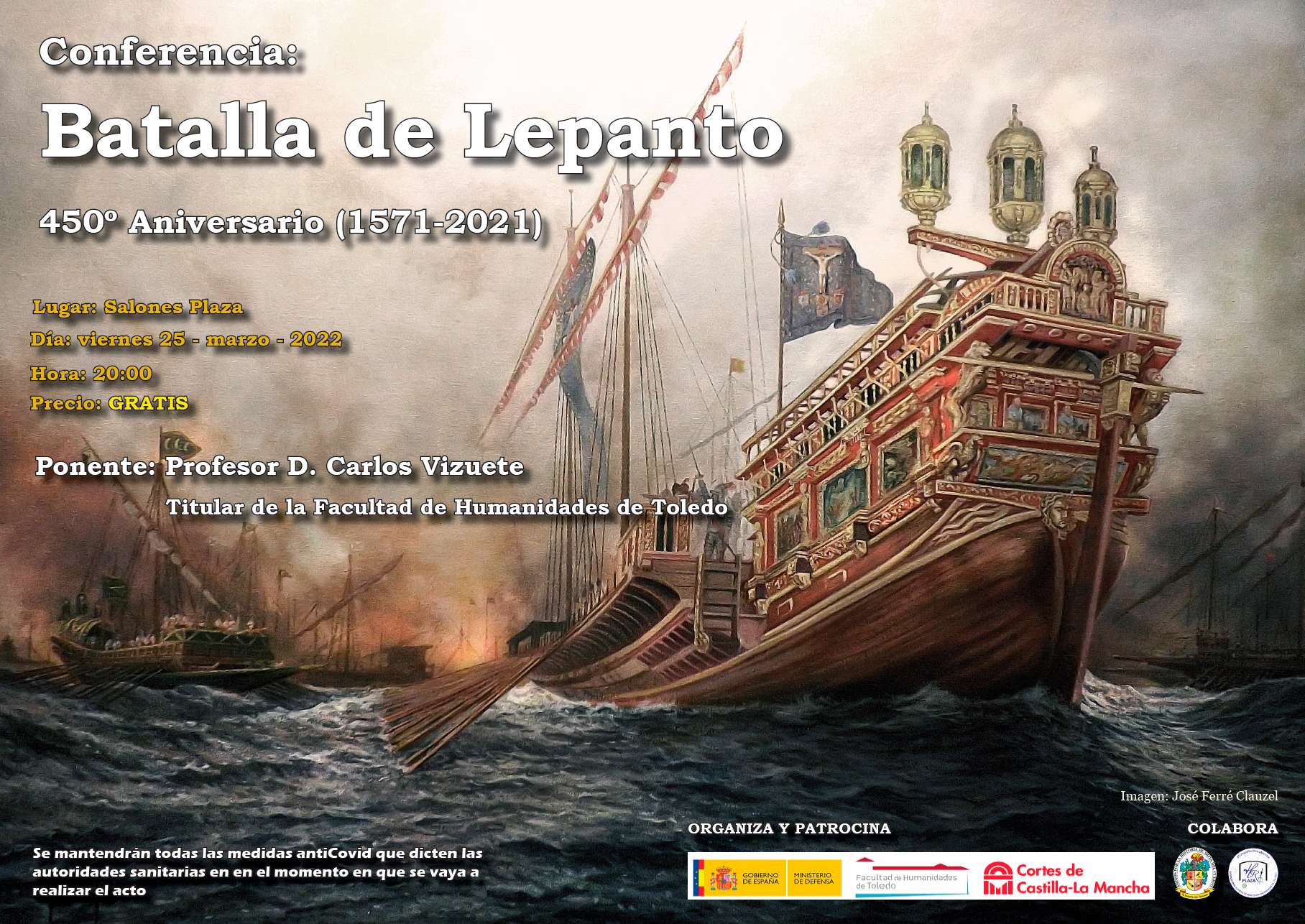 Conferencia: 450 Aniversario de la Batalla de Lepanto