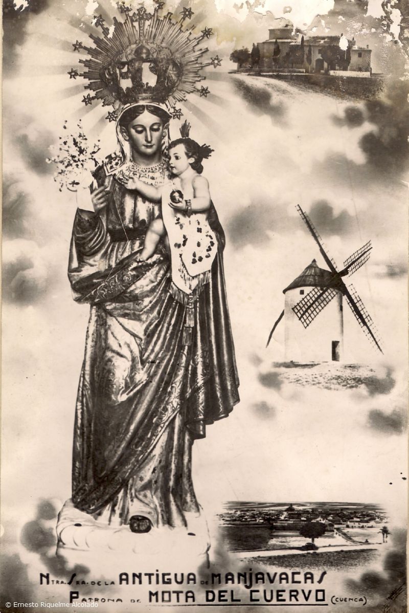 Foto de bolsillo de la Virgen de Manjavacas y los Molinos