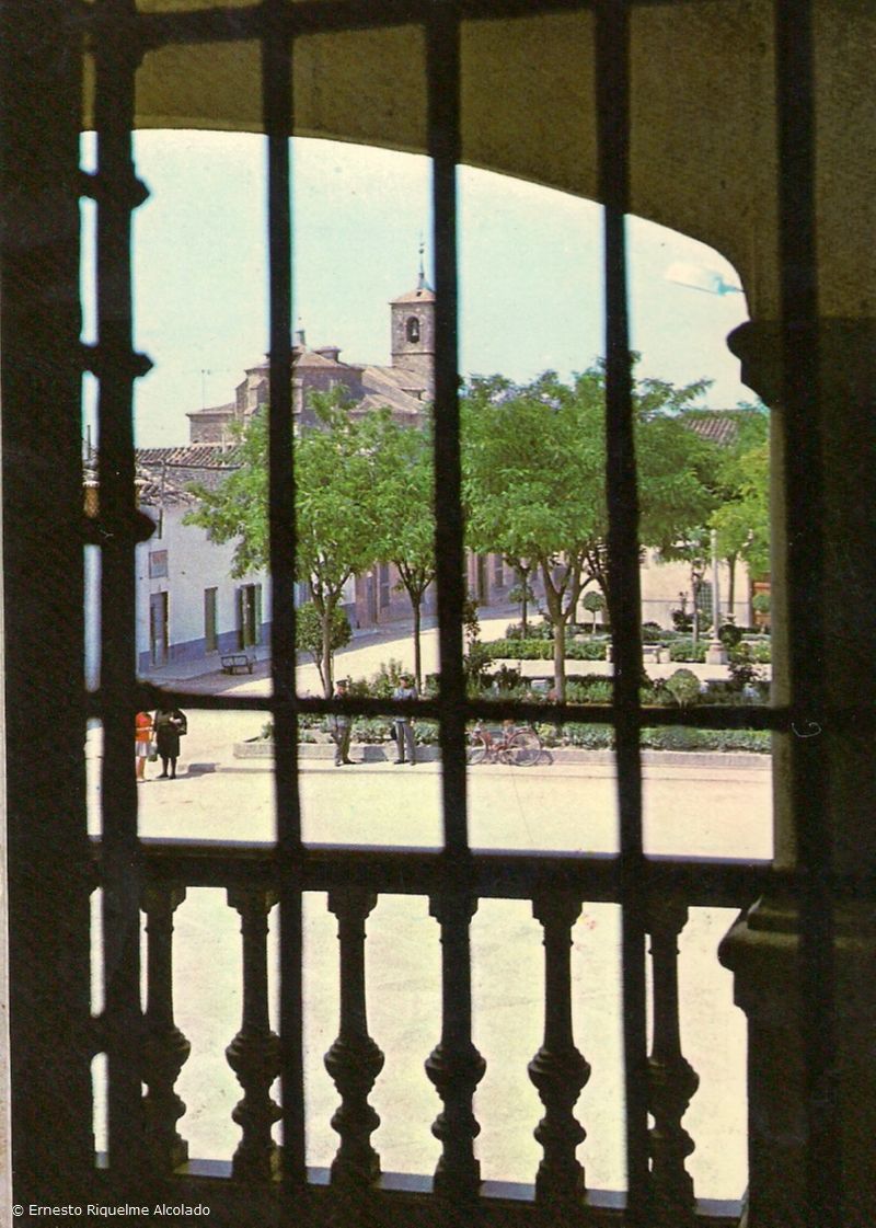 La Plaza Mayor desde el Ayuntamiento de Mota del Cuervo