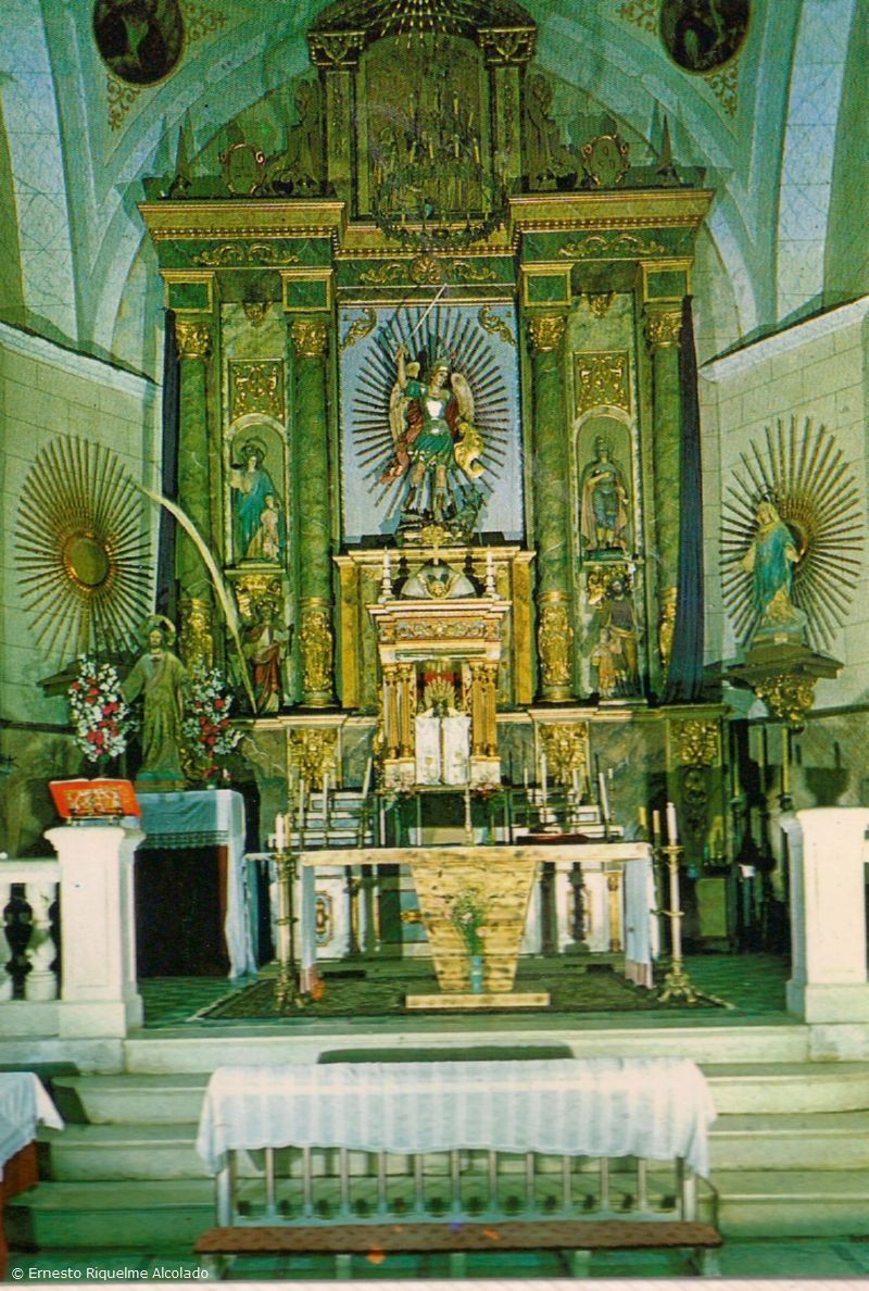 Altar Mayor de la Iglesia (Postal)