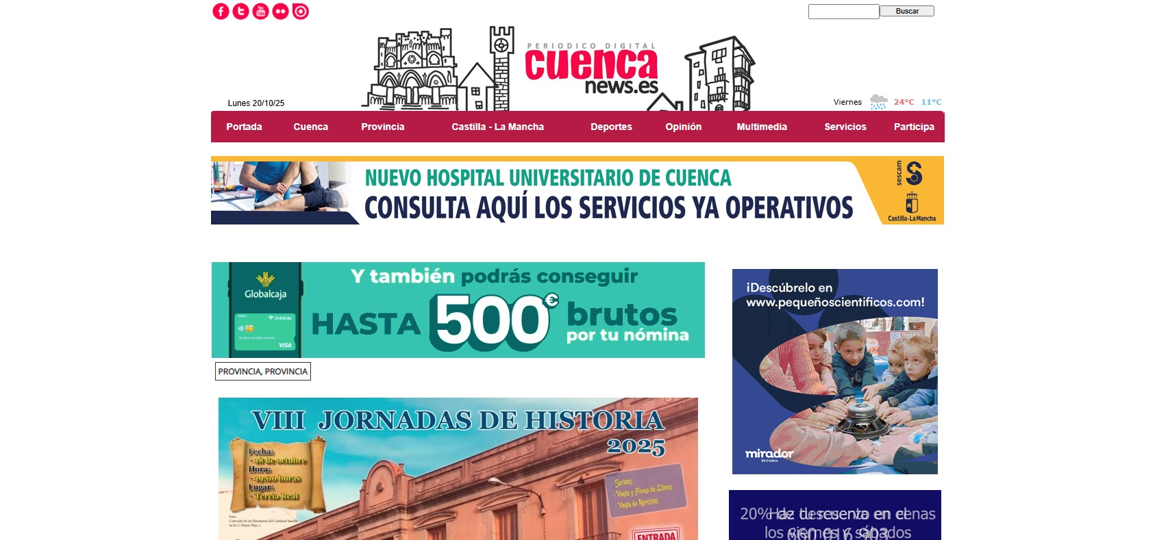 La Asociación de Amigos por la Historia de Mota del Cuervo celebra la VIII edición de sus Jornadas de Historia