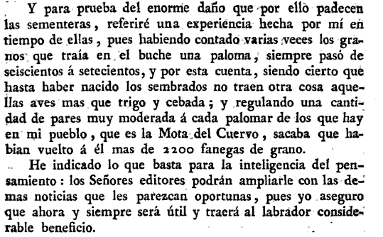 Escrito de Pedro Martín de Campos