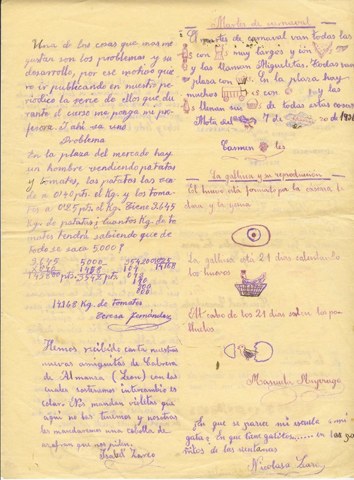 Periódico 'Vida Escolar'